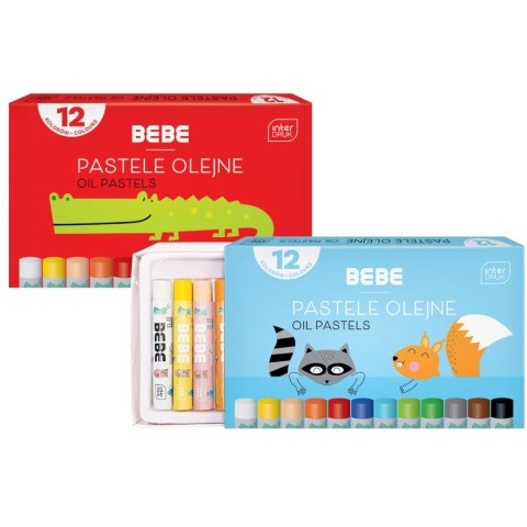 Pastele olejne BB KIDS 12 kol 12 kol. Bebe (5902277327321)
