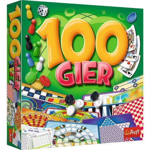 Gra strategiczna Kalejdoskop 100 gier Trefl 100 gier Trefl (02117)