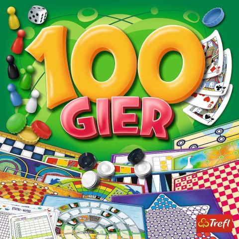 Gra strategiczna Kalejdoskop 100 gier Trefl 100 gier Trefl (02117)