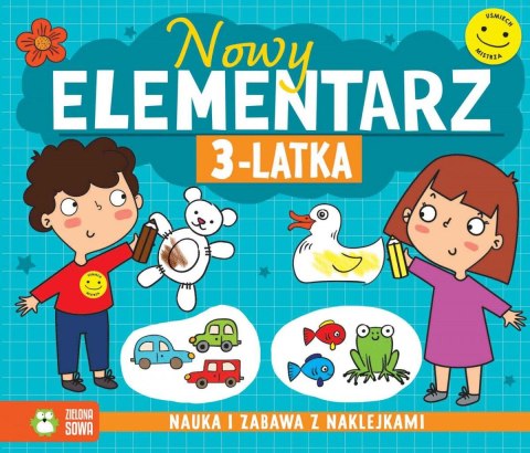 Książeczka edukacyjna Zielona Sowa Nowy elementarz 3-latka