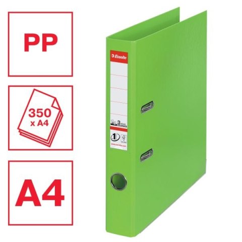 Segregator dźwigniowy No.1 Power Vivida A4 50mm zielony Esselte (624073)