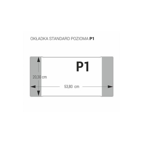 Okładka P1 [mm:] 203x538 Biurfol (OZK-33)