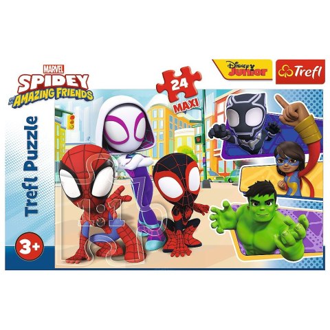 Puzzle Spiday I Przyjaciele 24 el. Trefl (14348)