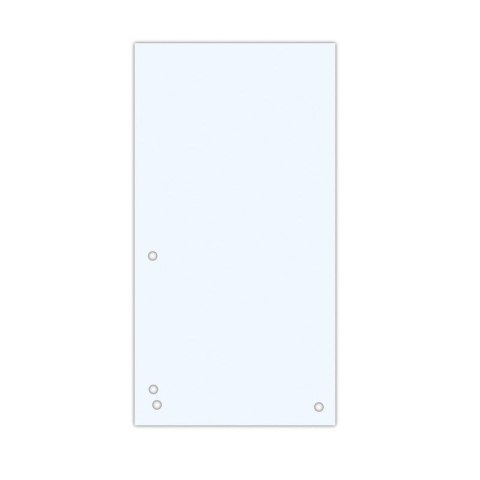 Przekładka czysta 1/3 A4 biała 190g 100k [mm:] 235x105 Donau (8620100-09PL)