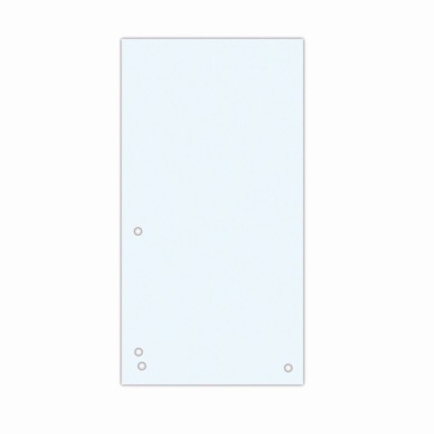 Przekładka czysta 1/3 A4 biała 190g 100k [mm:] 235x105 Donau (8620100-09PL)