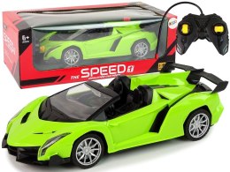 Samochód Lean Zdalnie Sterowane Sportowe R/C 1:18 Zielony (13109)