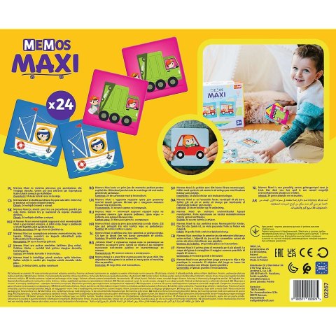 Gra pamięciowa Memos Maxi Pojazdy Trefl (02267)