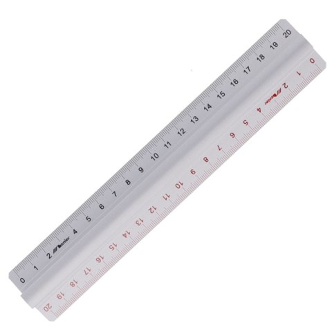 Linijka aluminiowa 20cm Leniar (30160)
