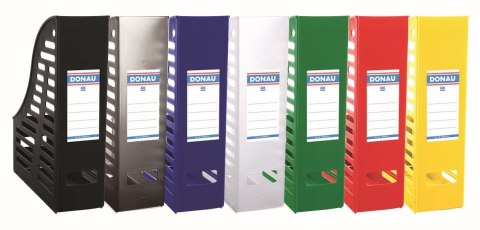 Pojemnik na dokumenty pionowy A4 czerwony polipropylen PP [mm:] 5x245x 315 Donau (7464001PL-04)