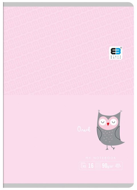Zeszyt A5 B&B KIDS PASTEL 19k. 90g linia Interdruk (ZE16K=B&BP)