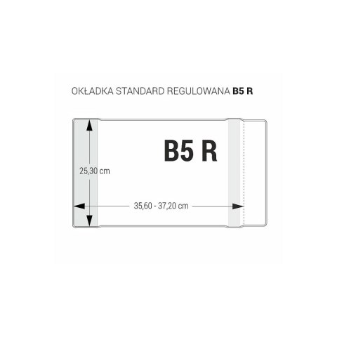 Okładka B5 B5R [mm:] 253x356-372 Biurfol (OZB-45)