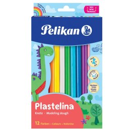 Plastelina Pelikan 12 kol. 200g (9581760)