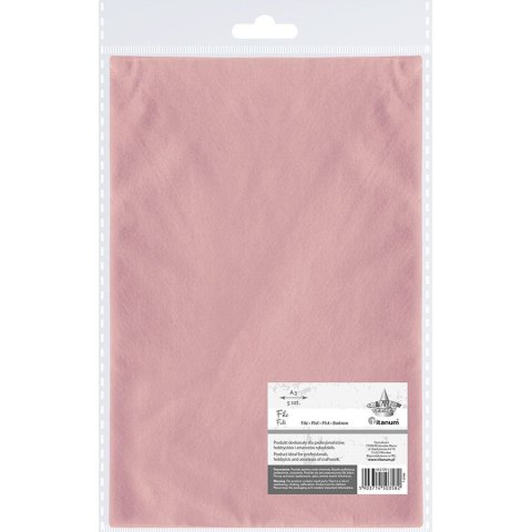 Filc Craft-Fun Series A3 kolor: różowa jasna 5 ark. Titanum (F-20606)
