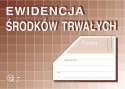 Druk offsetowy Michalczyk i Prokop Ewidencja środków trwałych A5 A5 32k. (K-8)