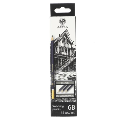 Ołówek do szkicowania 6B Artea