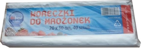 Woreczki na mrożonki Amaks 200 x 300 mm 40 szt.