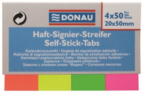 Zakładki indeksujące 200k [mm:] 20x50 Donau (7576001PL-99)