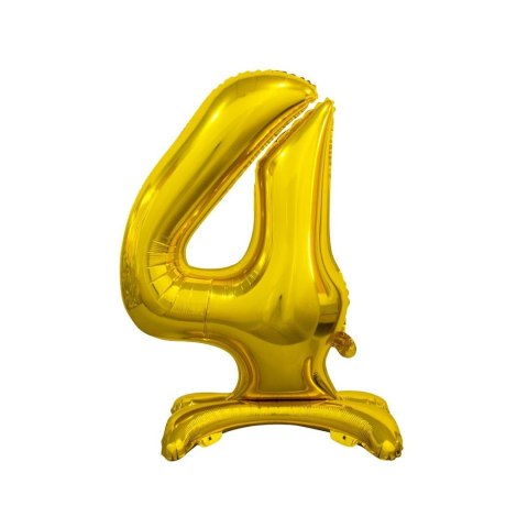 Balon gumowy Beauty&Charm cyfra stojąca złota złota Godan (BC-ASZ4)