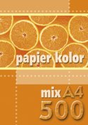 Papier kolorowy Kreska A4 mix 80g