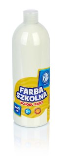 Farby plakatowe Astra szkolne kolor: biały 1000ml 1 kolor.