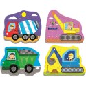 Puzzle puzzle baby classic pojazdy na budowie 3, 4, 5, 6 el. Trefl (36072)