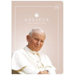 Zeszyt tematyczny Interdruk Jan Paweł II/Franciszek RELIGIA A5 60k. 70g krata (ZE60RELMIX)