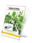 Tabliczka stojąca jednostronna Panta Plast 11 x 23 cm (0403-0007-00)