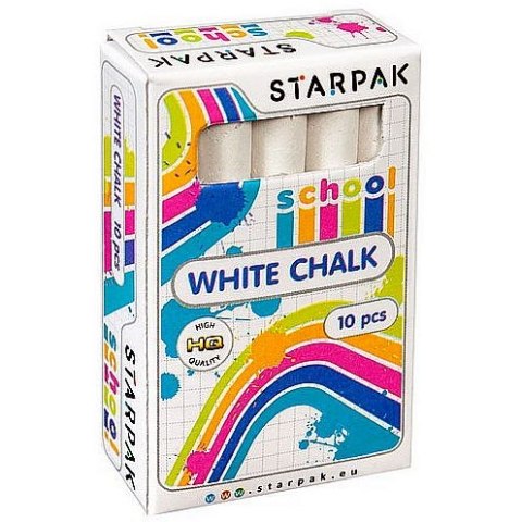 Kreda kolor: biała 10 szt Starpak (262682)