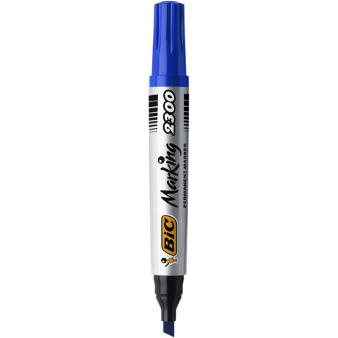 Marker permanentny Marking 2300 wkład niebieski 3,7-5,5mm ścięta końcówka Bic (8209253)