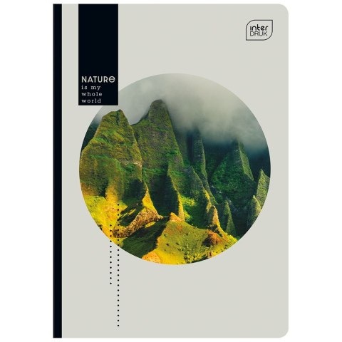 Zeszyt A5 B&W 60k. 70g krata [mm:] 148x210 Interdruk (ZE60#215)
