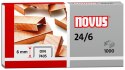 Zszywki 24/6 miedzianowe 24/6 1000 szt Novus (040-0206)
