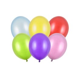 Balon gumowy Partydeco Party Deco BALONY STRONG METALLIC metalizowany 50 szt mix (SB12M-000/50)