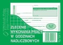 Druk samokopiujący Michalczyk i Prokop zlecenie wykonania pracy w godzinach nadliczbowych A6 40k. (529-5)