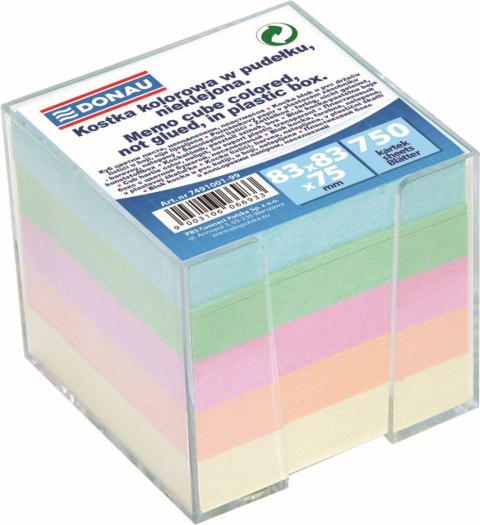 Kostka papierowa mix [mm:] 83x83x 75 Donau (7491001-99)