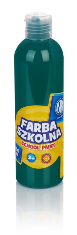 Farby plakatowe Astra szkolne kolor: zielony 250ml 1 kolor.