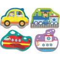 Puzzle puzzle baby classic pojazdy 2 el. Trefl (36075)