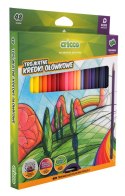 Kredki ołówkowe z temperówką 48 kol. Cricco (322K48AX)