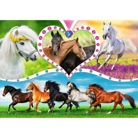 Puzzle Piękne konie 200 el. Trefl (13248)