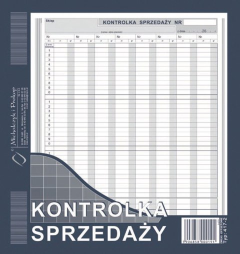 Druk offsetowy 2/3 A4 O pap. 40k. Michalczyk i Prokop (417-2)