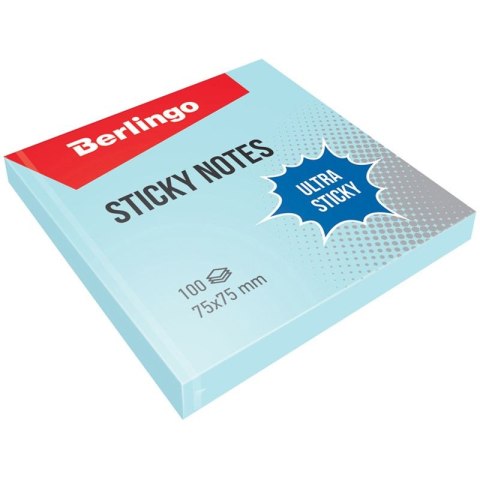 Notes samoprzylepny Berlingo niebieski 100k [mm:] 75x75 (270295)