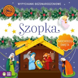 Książeczka edukacyjna Zielona Sowa Niezwykłe Święta. Szopka. Wypychanki