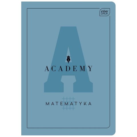 Zeszyt tematyczny Interdruk ACADEMY A5 60k. 90g KRATKA (ZE60#MATACA)