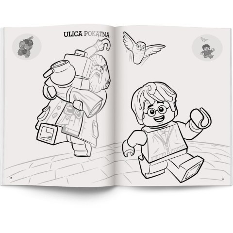 Książka dla dzieci LEGO® Harry Potter Kolorowanka z Naklejkami Ameet (NA-6402)