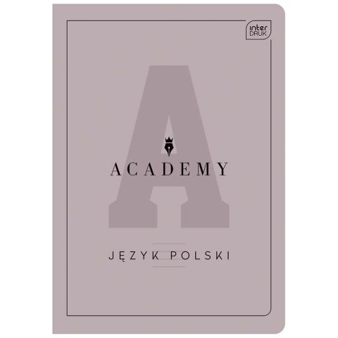 Zeszyt tematyczny Interdruk ACADEMY A5 60k. 90g linia (ZE60=POLACA)